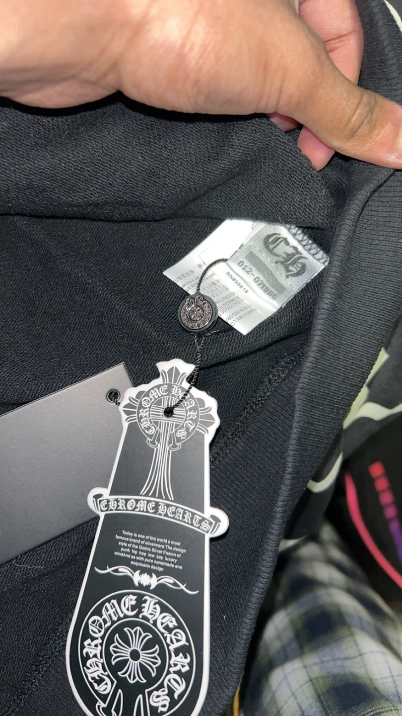 Chrome Hearts Black Hoodie - Size M - photo 4