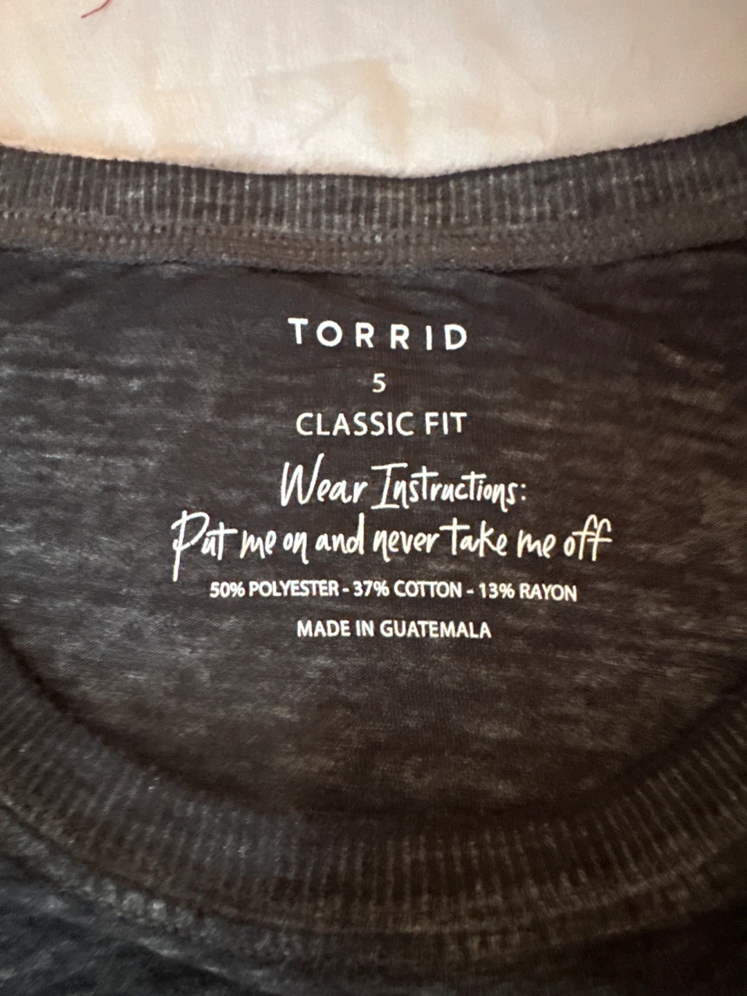 Torrid Black Beautiful Vintage Tee - Size 5X - photo 3