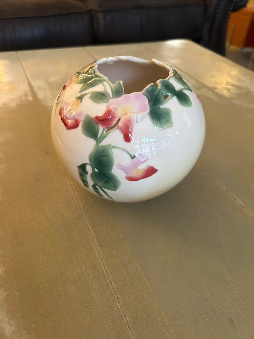 Lovely Vintage Franz Collection Rose Bowl Vase