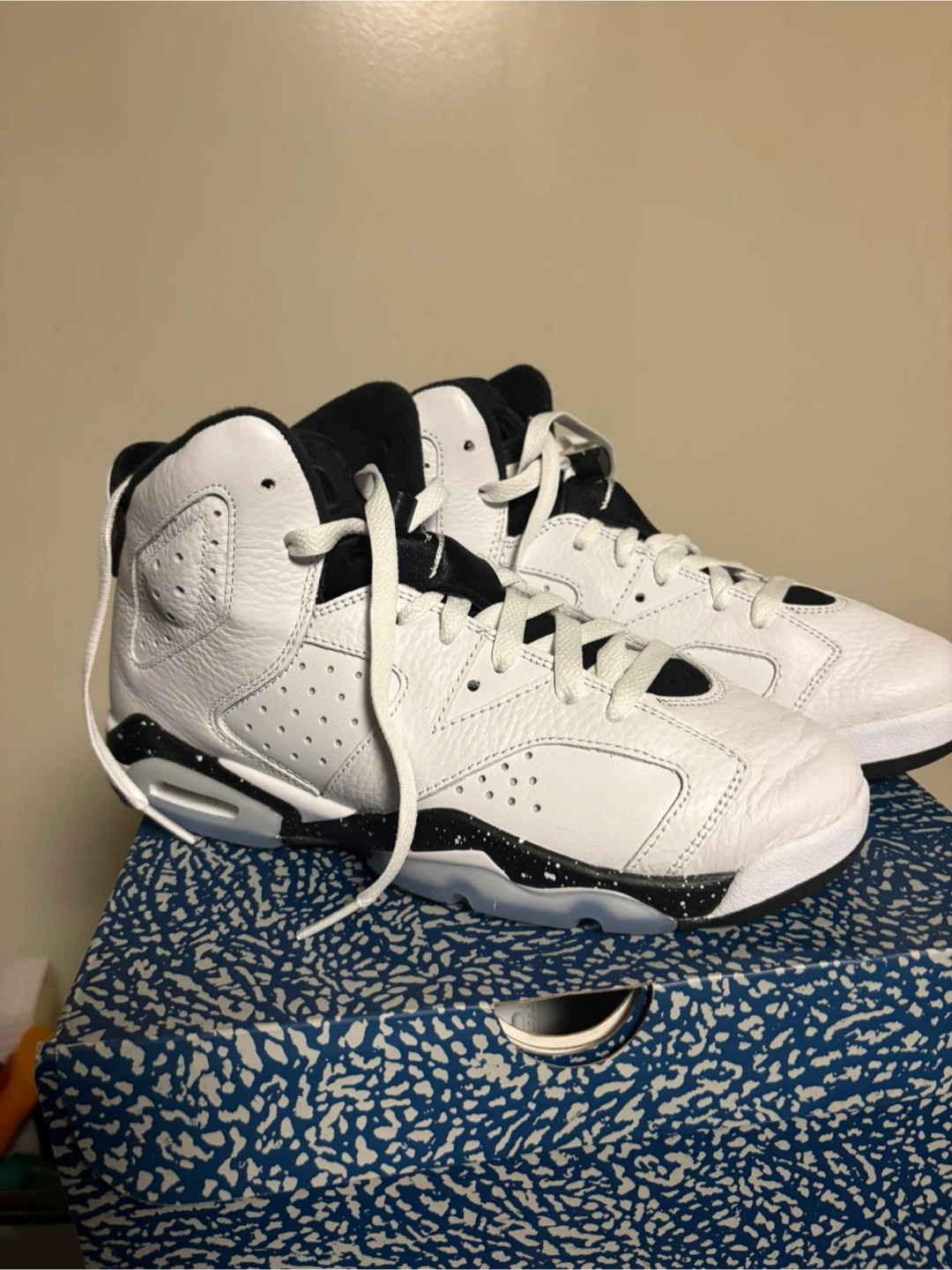 Air Jordan 6 Retro White/Black Size 8 women’s