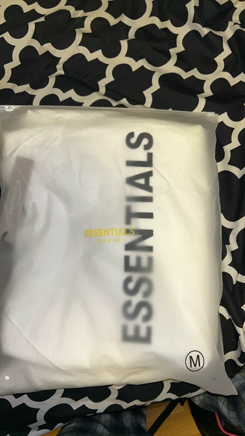 ESSENTIALS HOODIE WHITE - photo 4