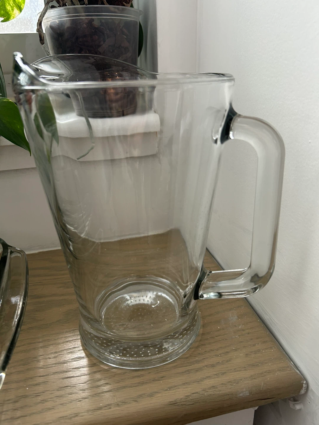 Heavy Glass Pitcher