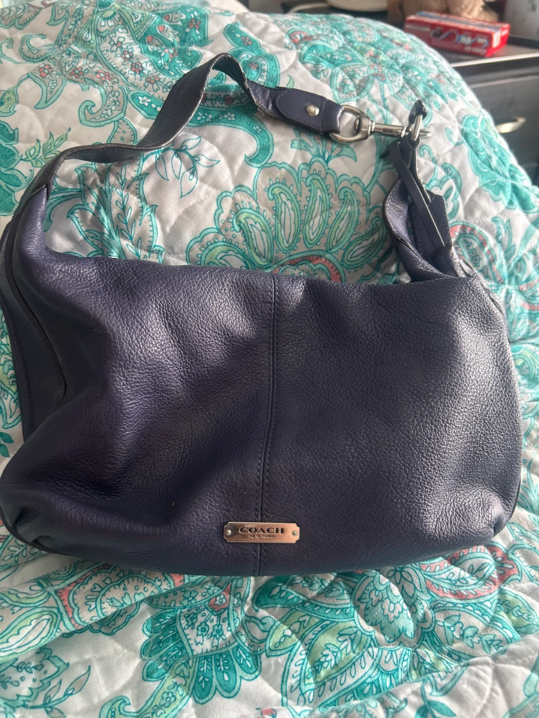 Coach Leather Hobo Bag