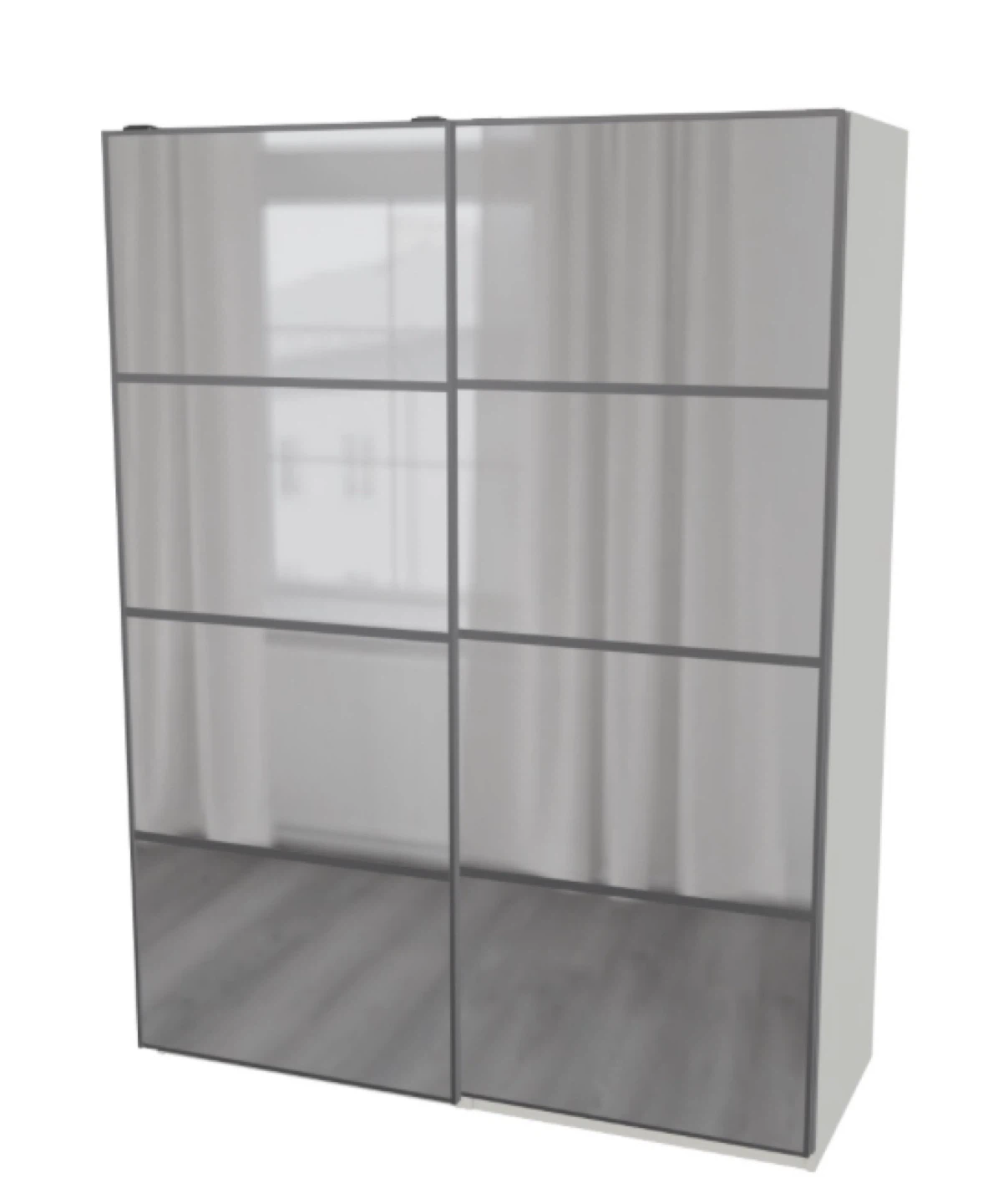 IKEA PAX Wardrobe with Mirror Doors