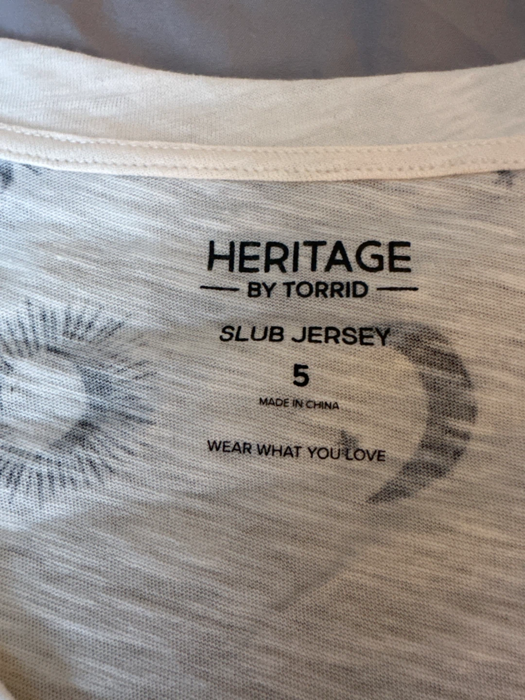 Torrid Heritage Slub Jersey Tee - Size 5X - photo 3
