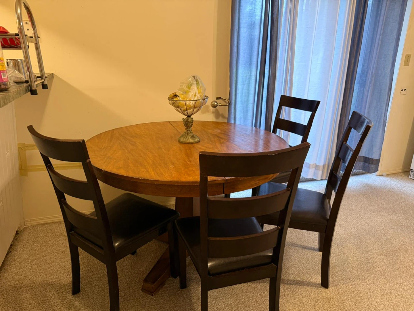 Round Wooden Dining Table