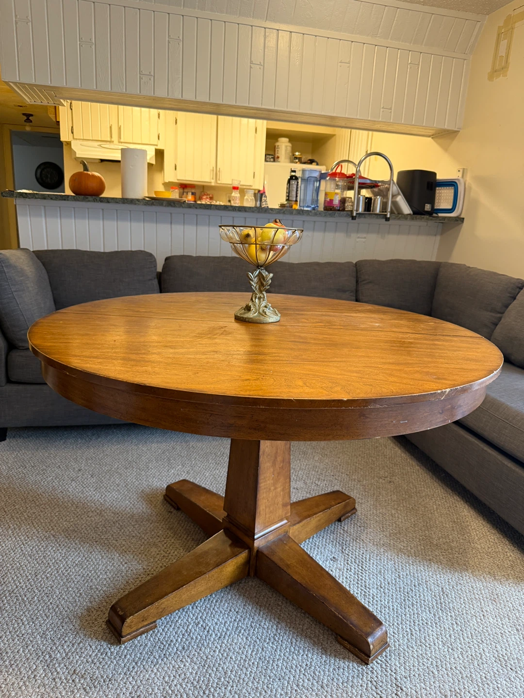 Round Wooden Dining Table - photo 3