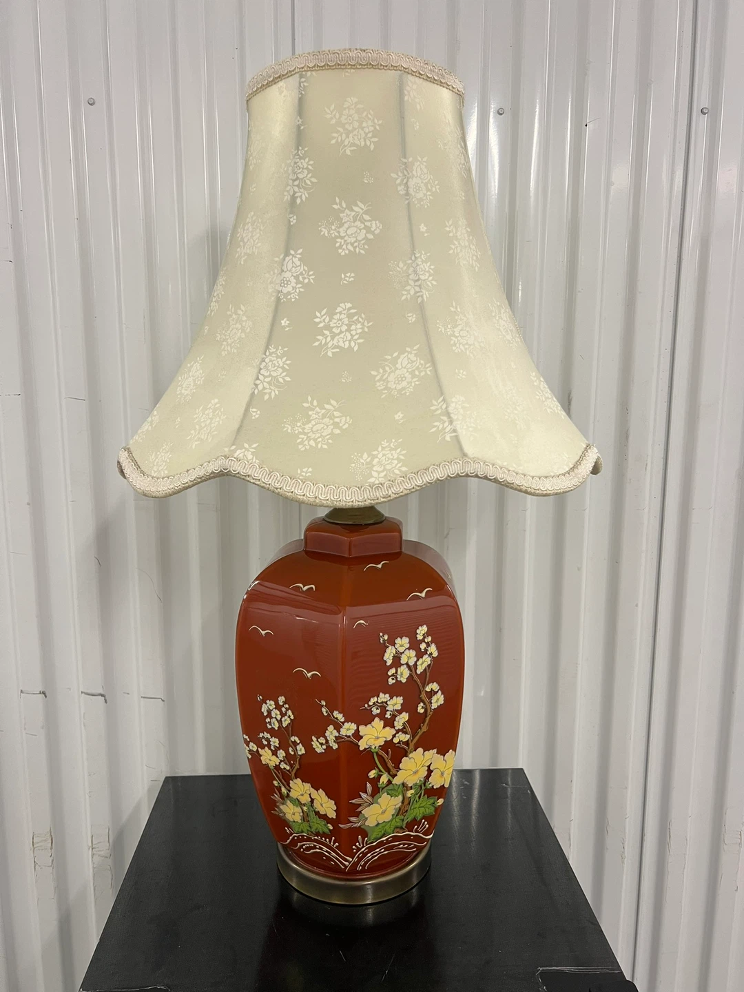 VINTAGE ORIENTAL GINGER JAR TABLE LAMP