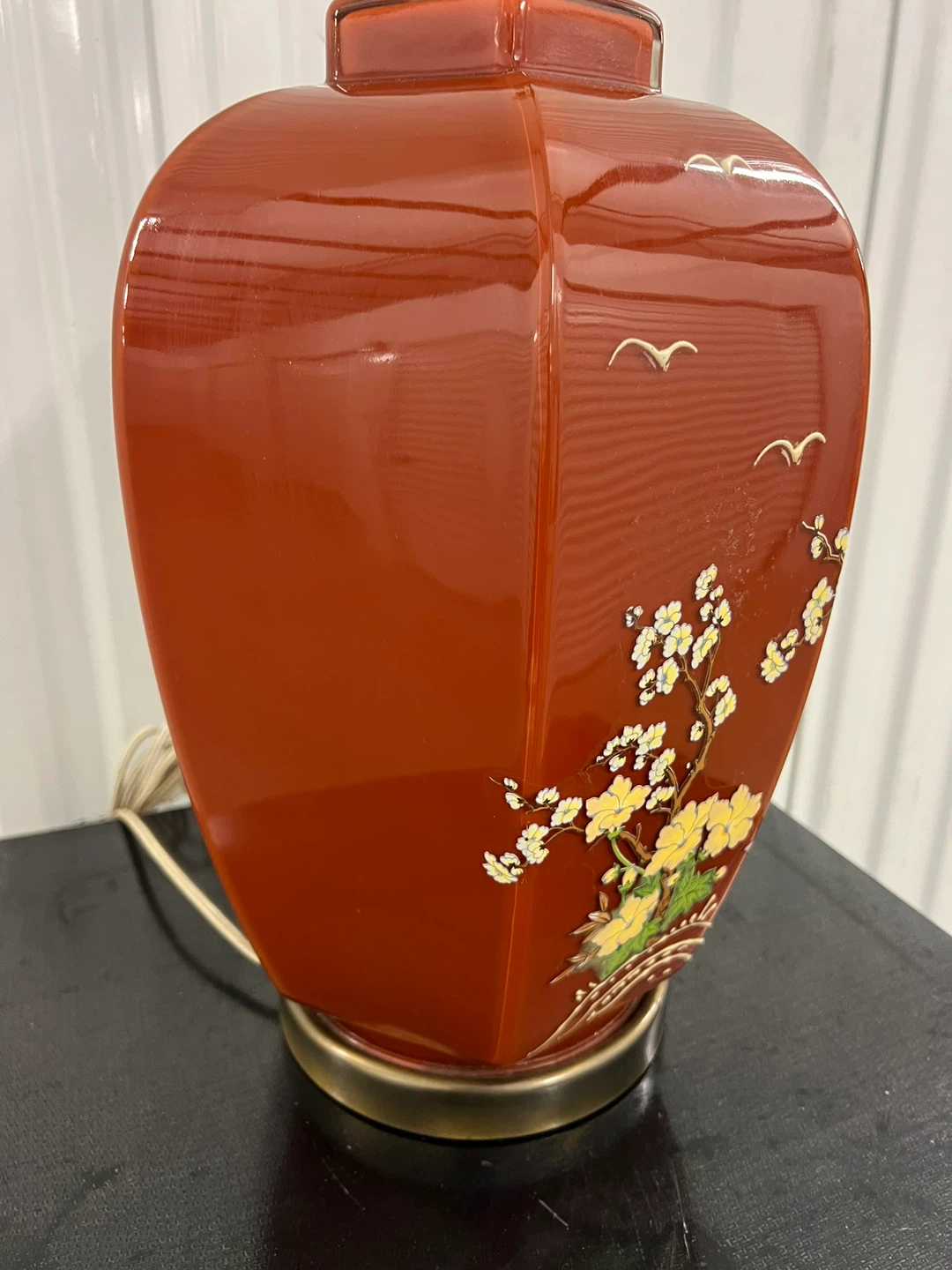 VINTAGE ORIENTAL GINGER JAR TABLE LAMP - photo 5