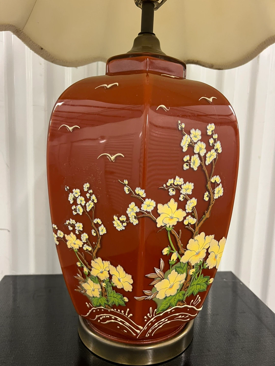 VINTAGE ORIENTAL GINGER JAR TABLE LAMP - photo 3