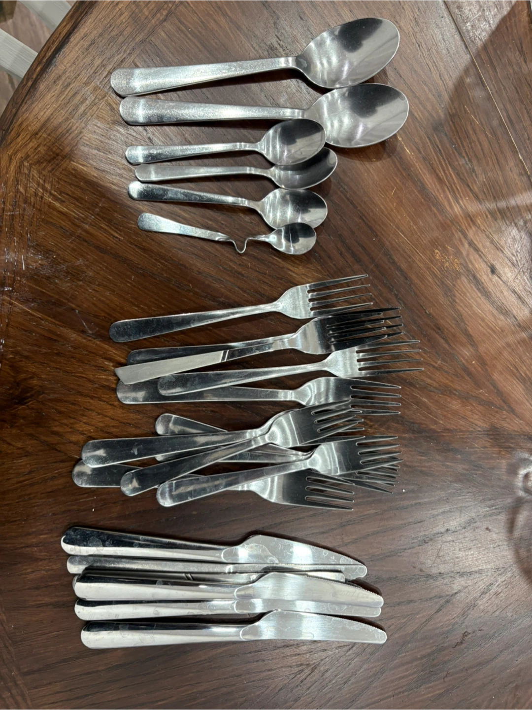 Silver Cutlery Set - Spoons, Forks, Knives