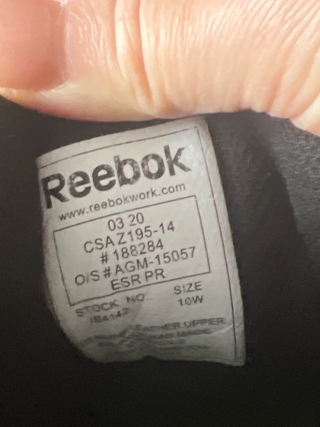 Reebok Sublite Work Shoes - Size 10W - photo 5