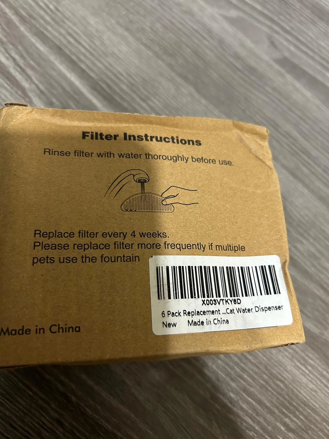 NEW-Pet Fountain Replacement Filter - 6 Filters + 12 Sponges - photo 5