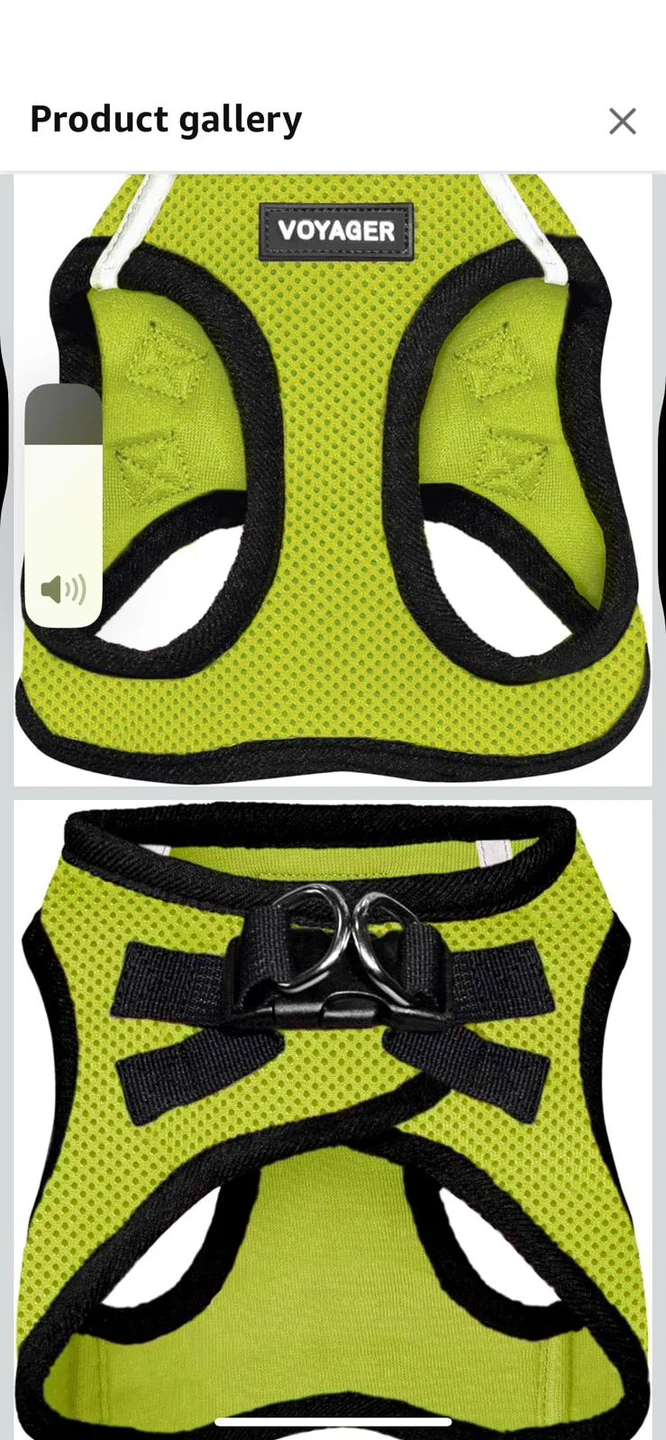 New -Voyager Lime Green Air Dog Harness, Size M - photo 5