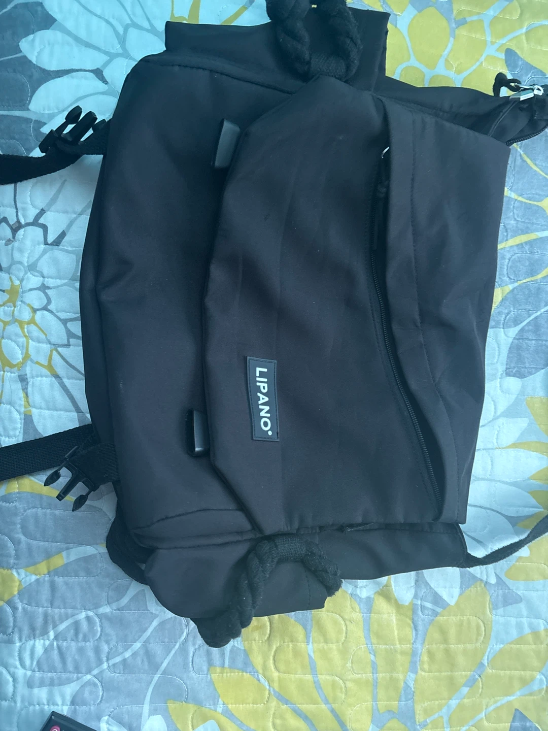 Lipano Black Backpack