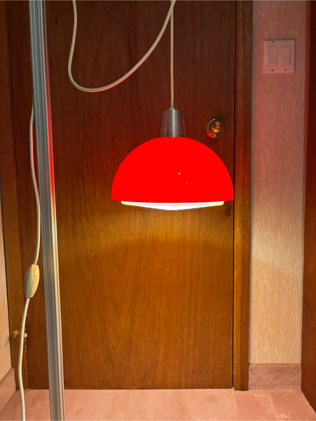 Vintage Orange Pendant Lamp - photo 3