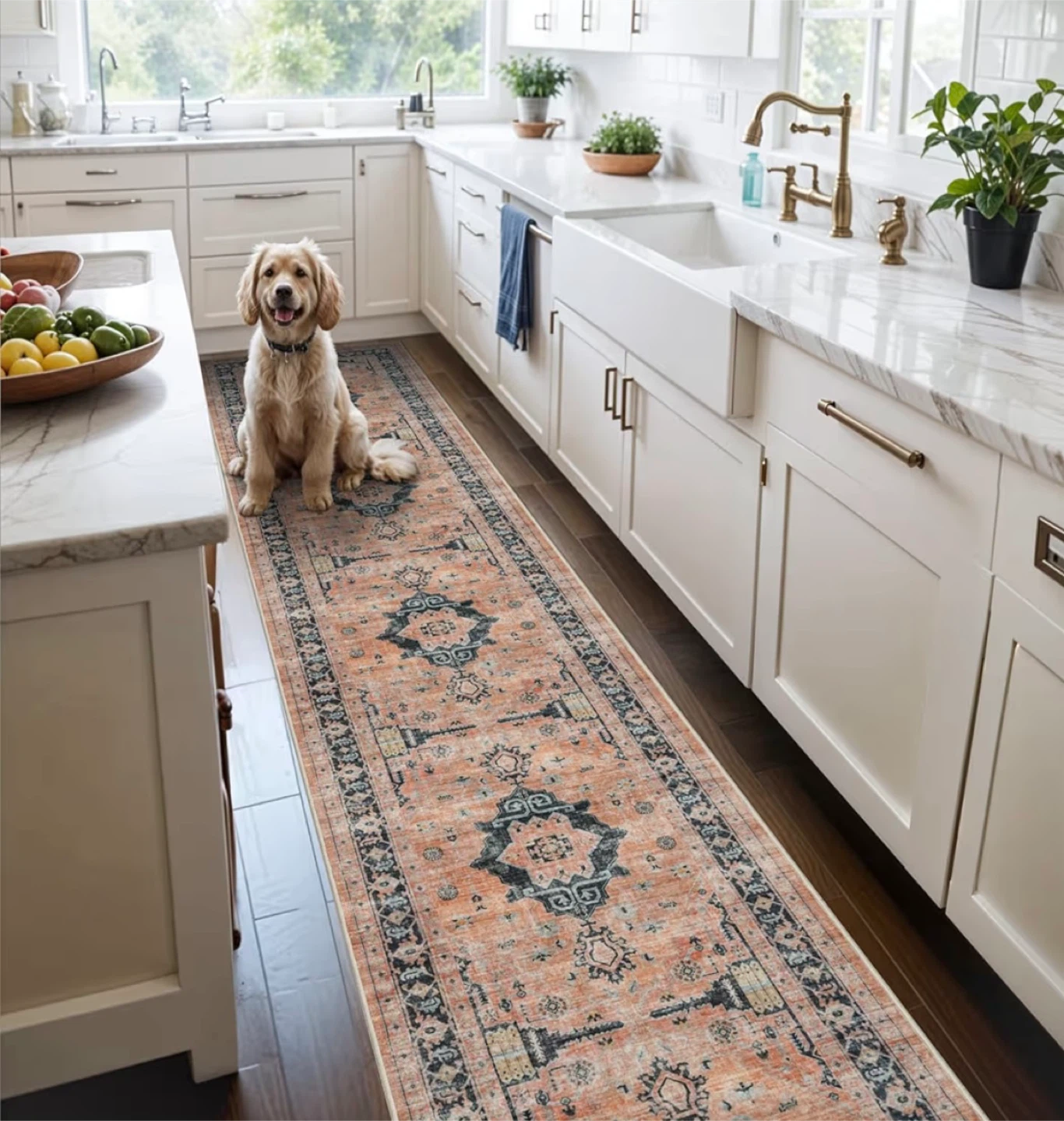 Hallway Runner Rug - 2'6x14 Kitchen Rugs Entryway