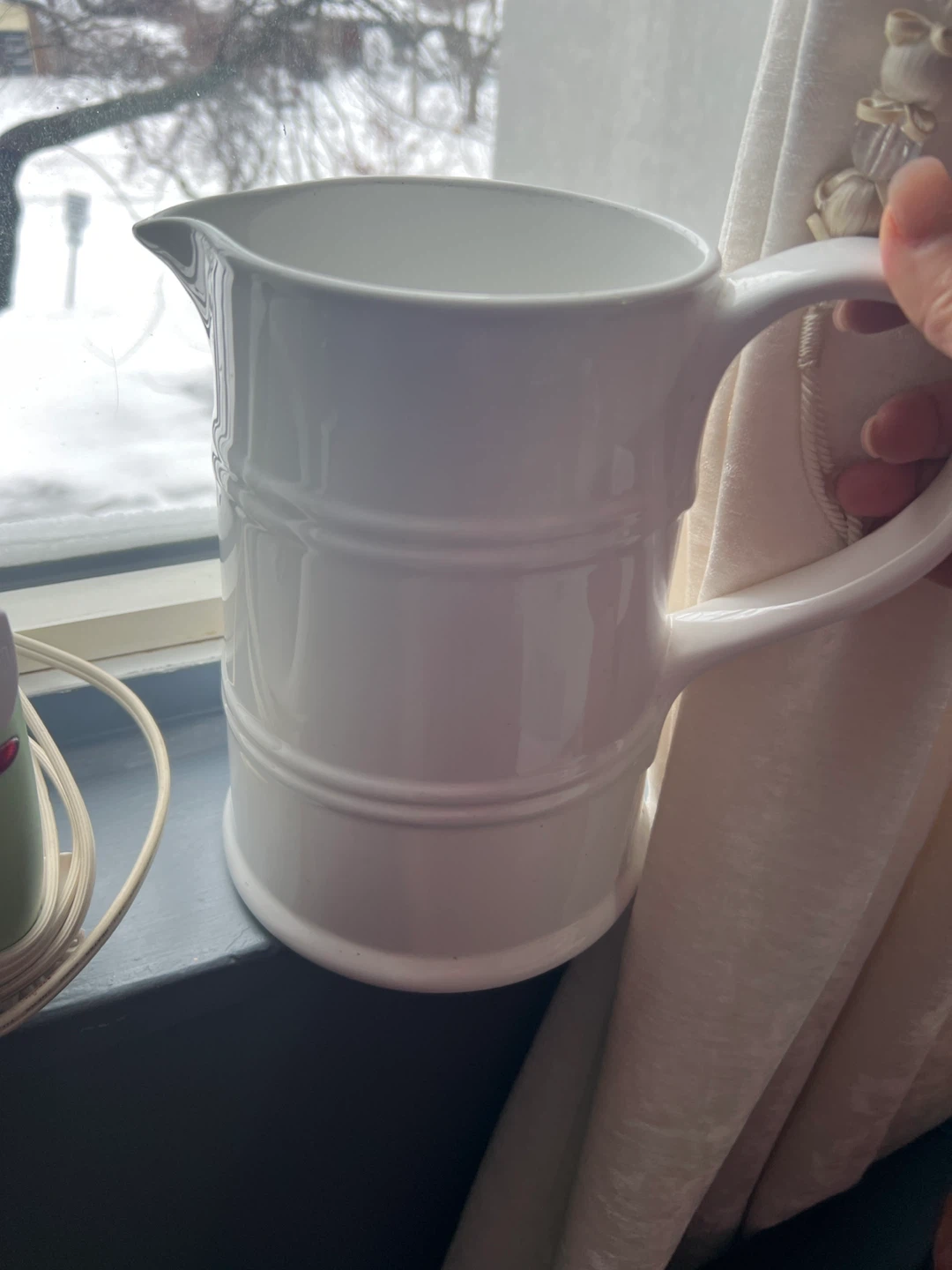 Chefology White Pitcher & Tree Plate Set - photo 5