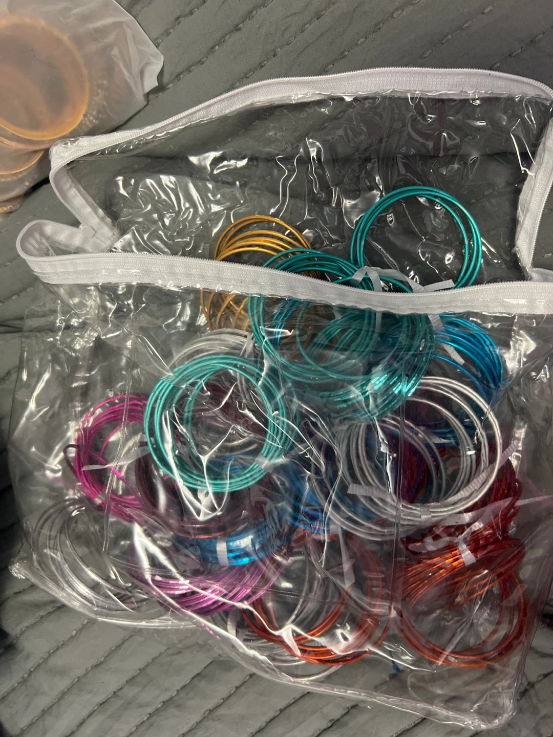 Colorful Bangles in Zipper Bag
