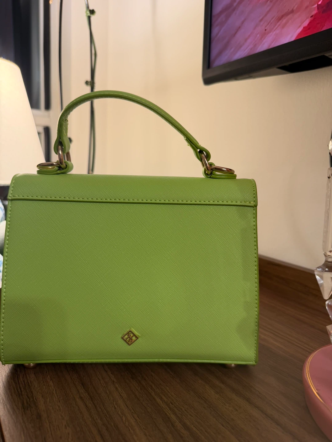 Lime Green Top Handle Bag - photo 2