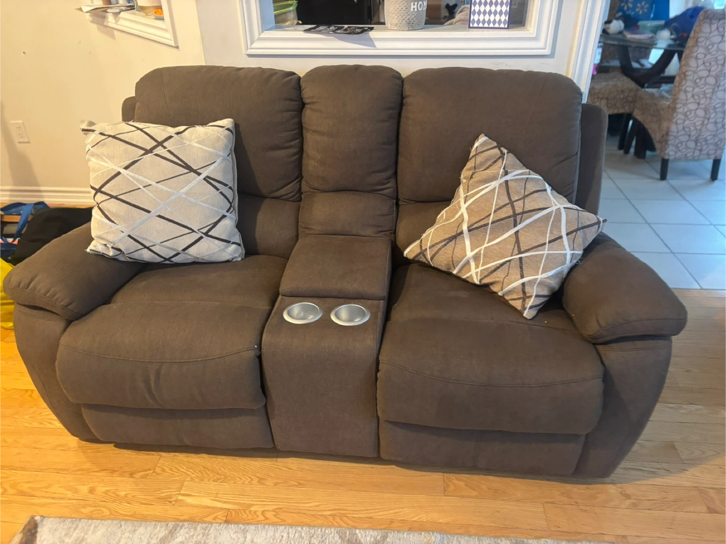 Brown Reclining Sofa Set - photo 5