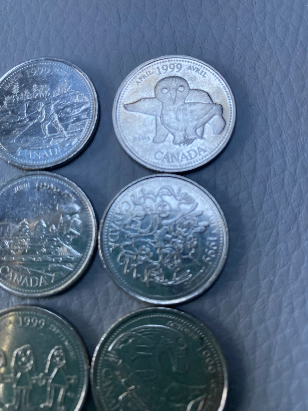 81 coins - Canada Millennium Quarters - 1999 Collection - photo 4