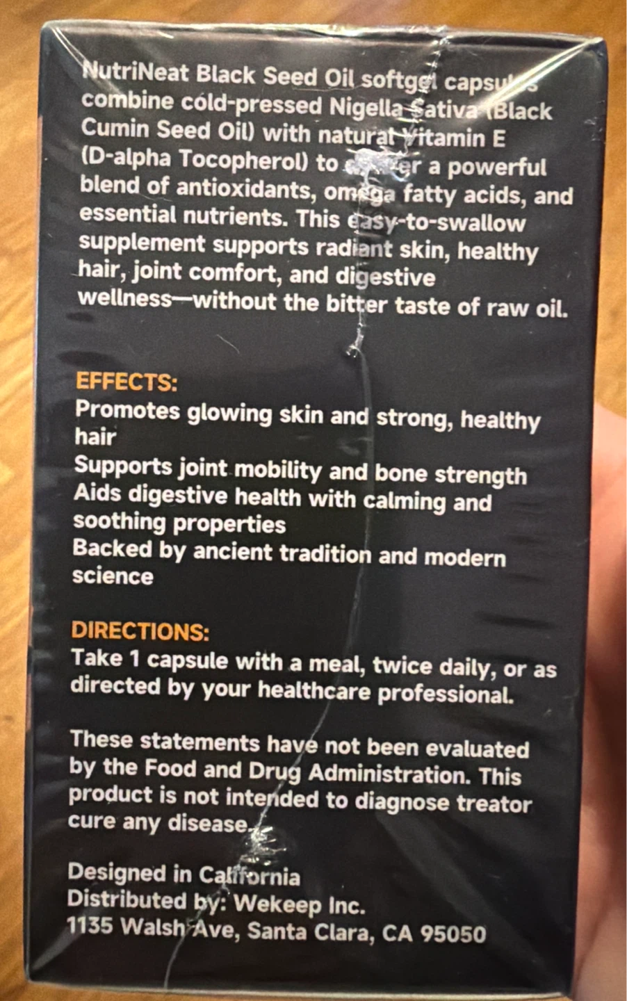 Nutrineat Black Seed Oil - 60 Capsules - photo 3