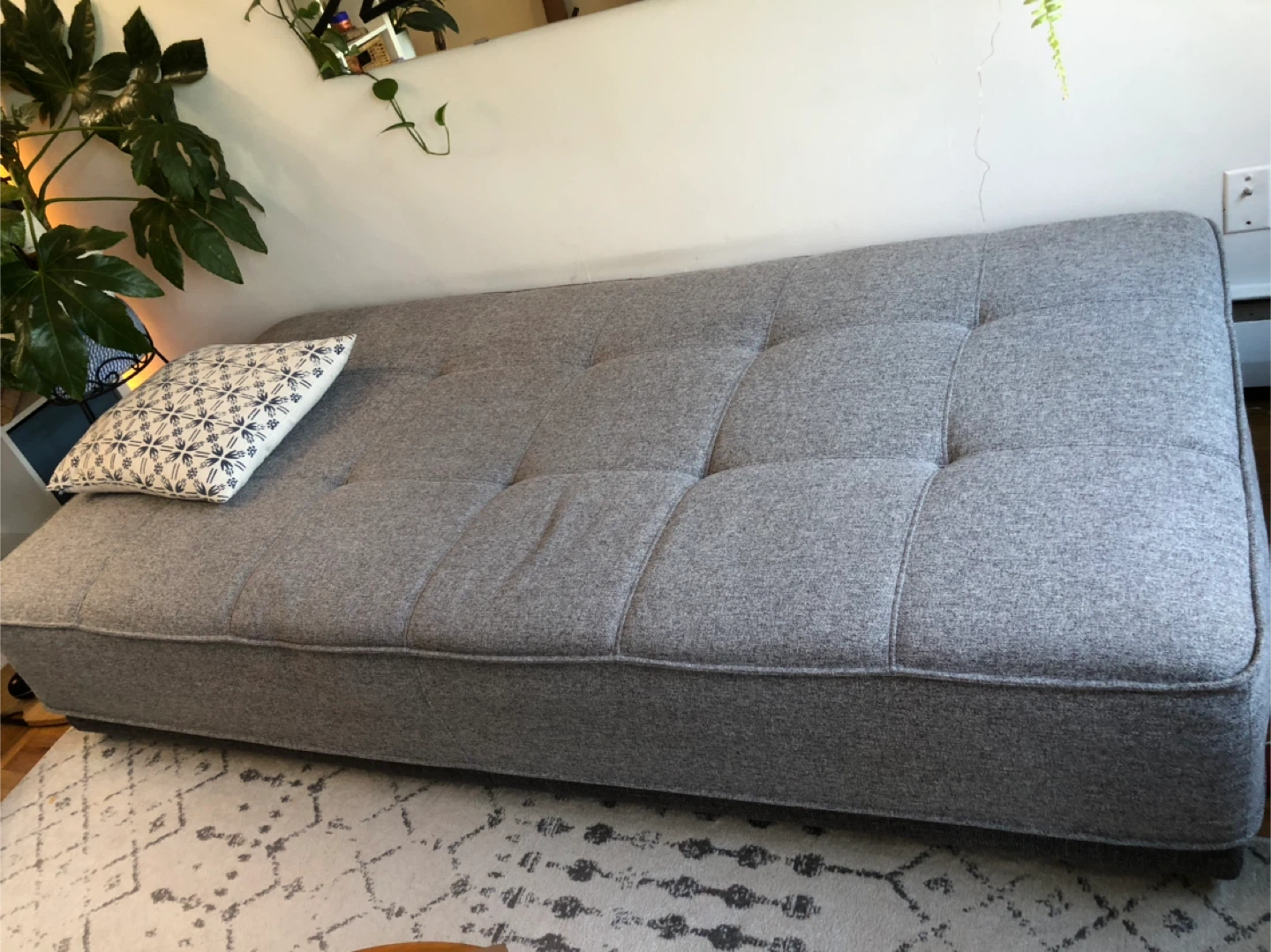 Structube Grey Modern Sofa - photo 3