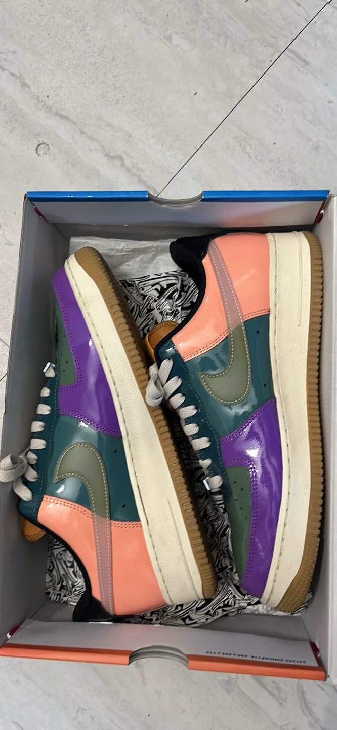 Nike Air Force 1 Low Undefeated /Wild Berry Blue Celestine 9.5