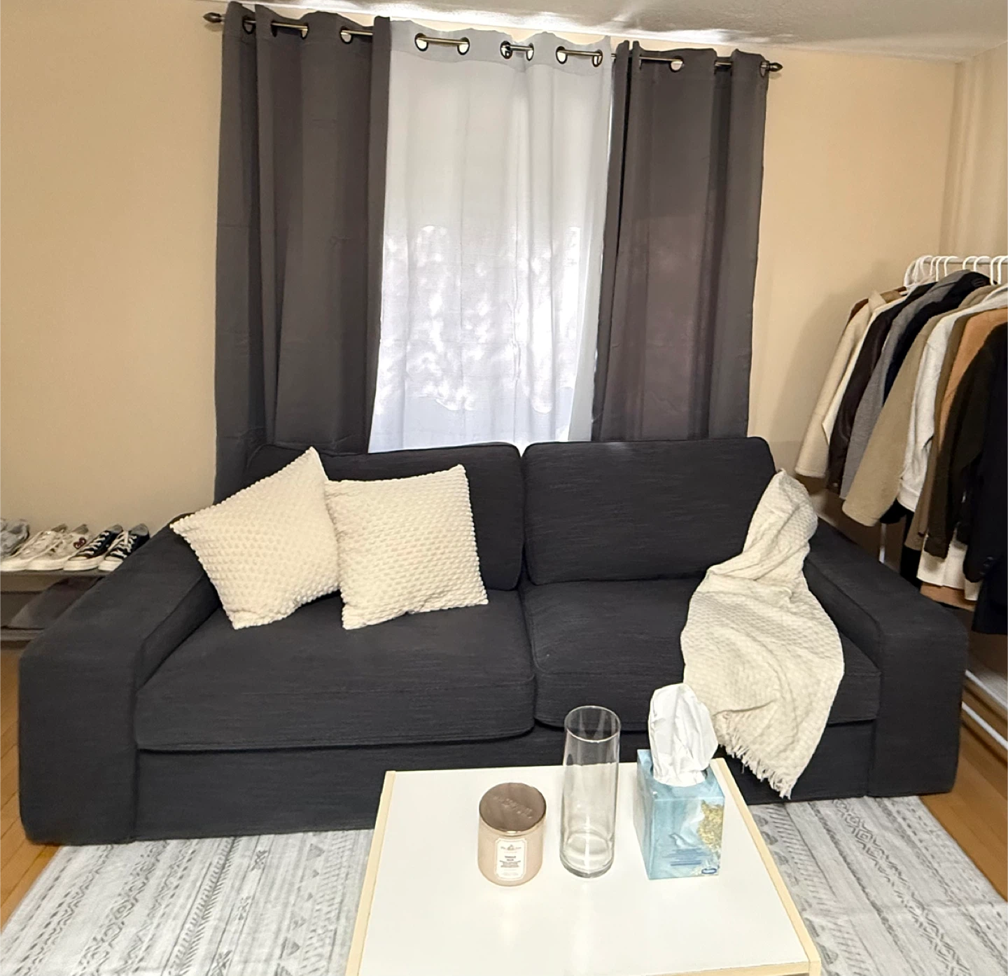 Ikea Kivik gray couch - photo 3