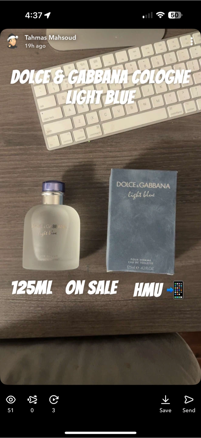 Dolce & Gabbana Light Blue Cologne 125ml