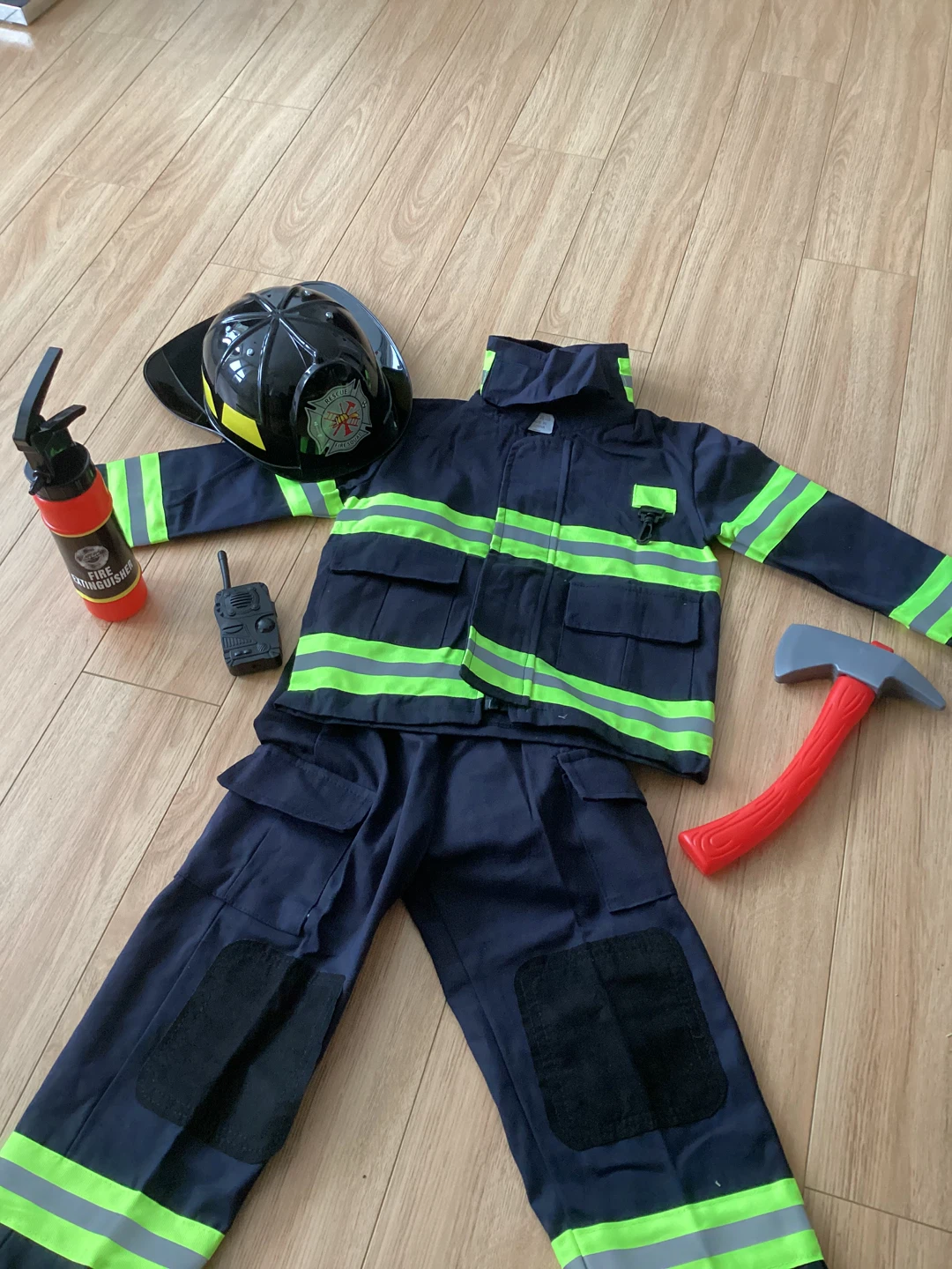 New Kosgraiy Firefighter Costume - Size S