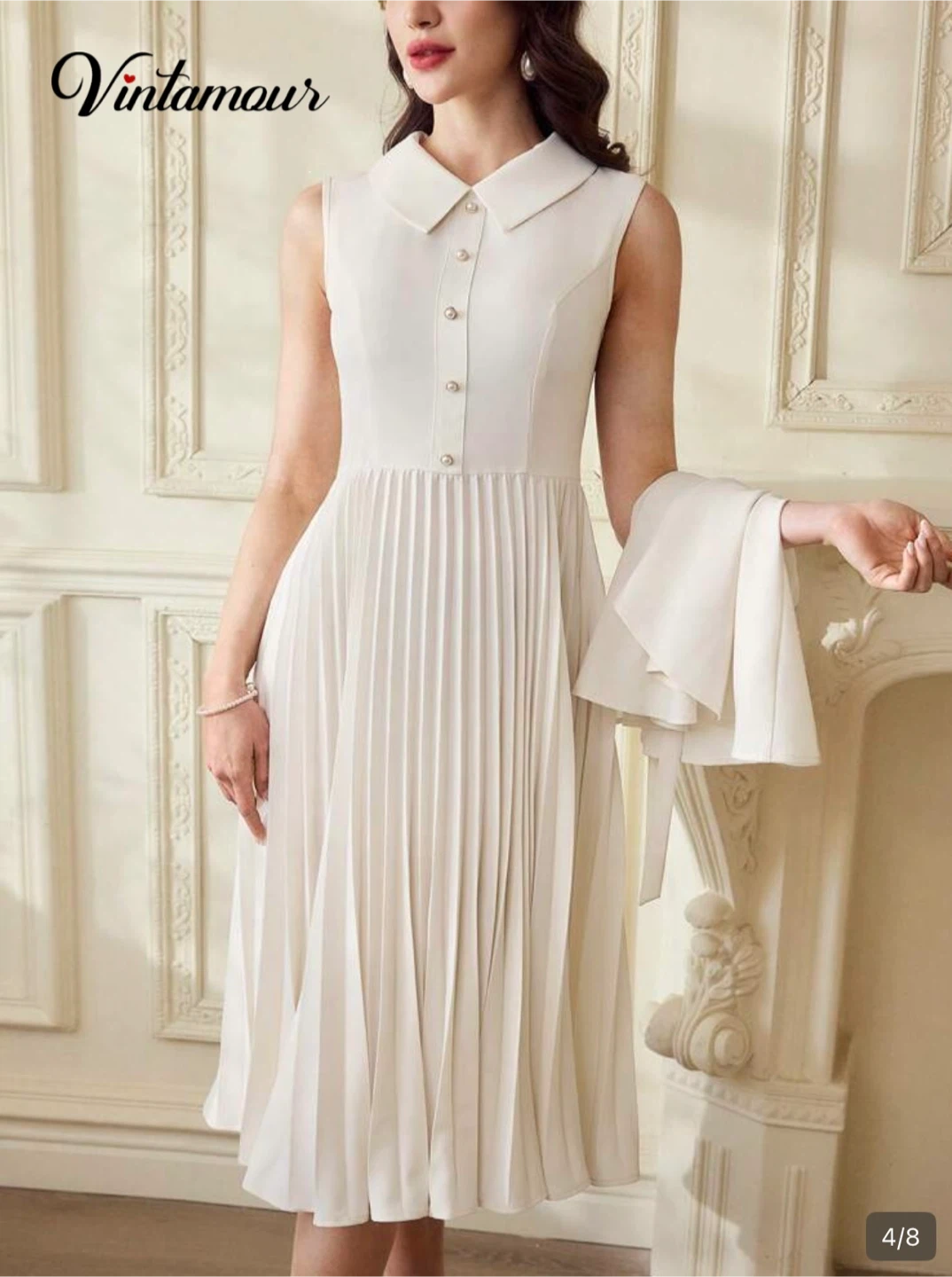 Vintamour Detachable Two-Piece Set Dress - photo 2
