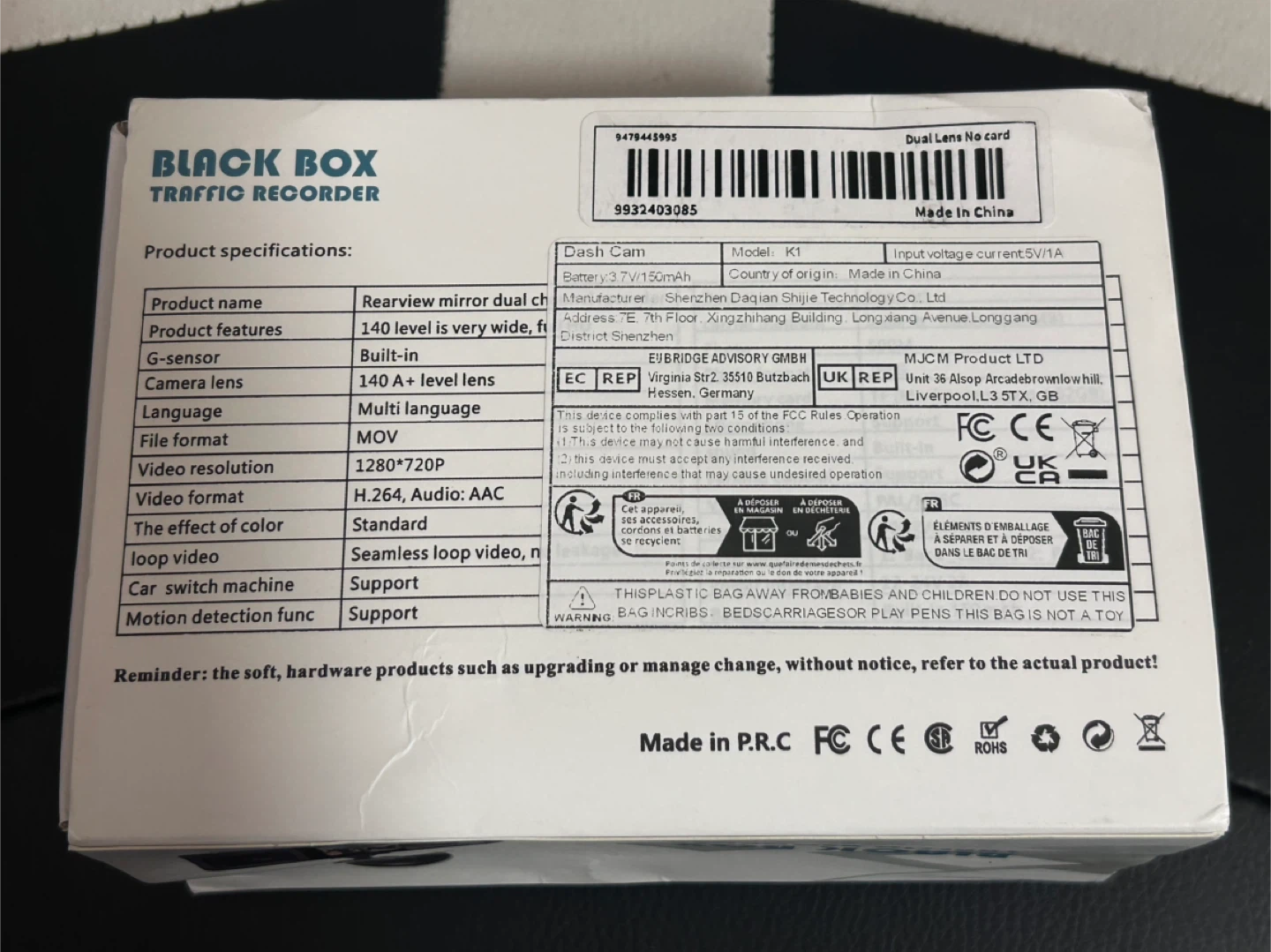 Brand new Dash Cam - photo 2