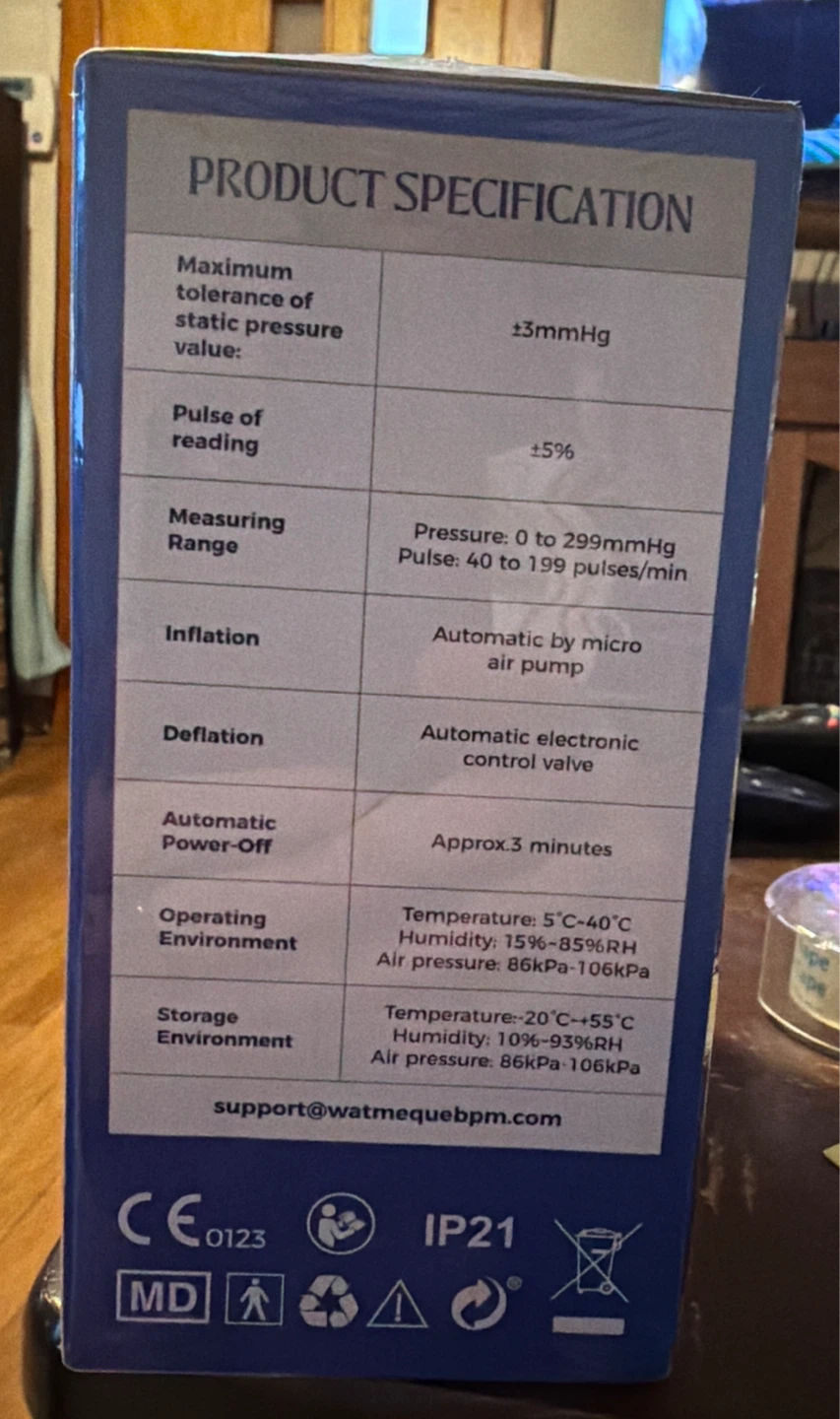 WATMEQUE Blood Pressure Monitor - photo 2