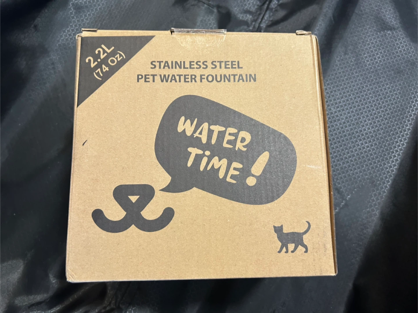 Brand-new Stainless Steel Pet Water Fountain - 2.2L