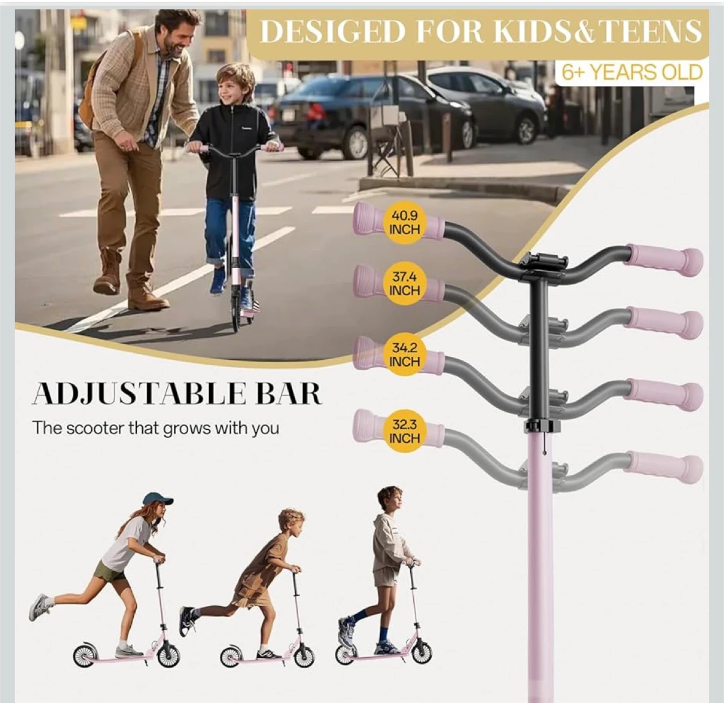 Kids Scooter - Pink - photo 3