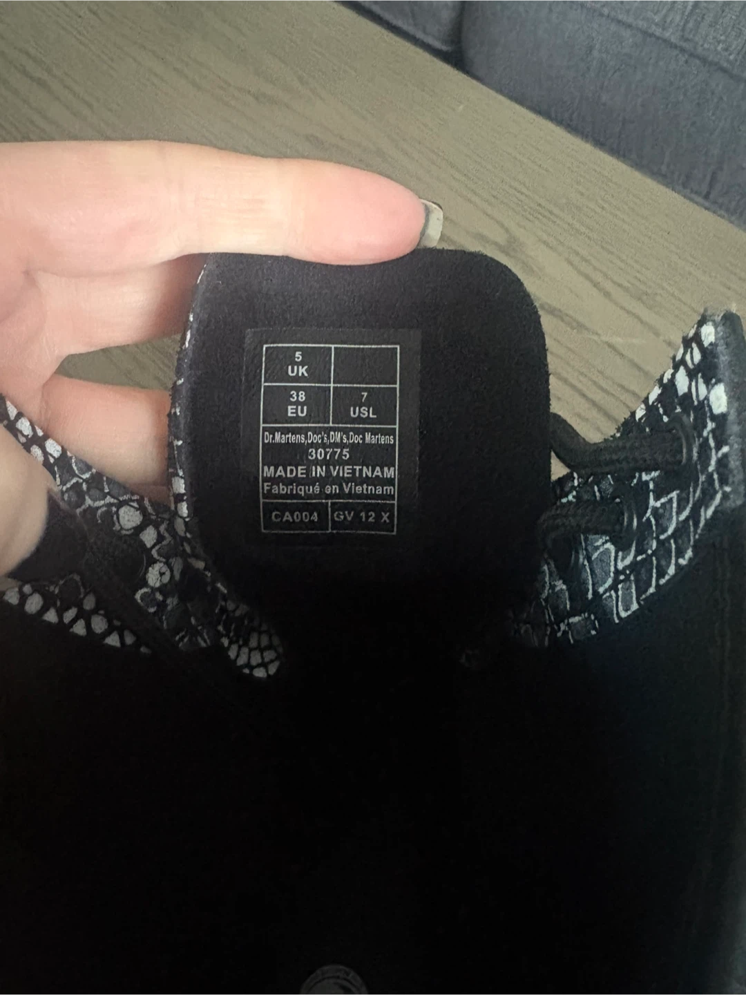 Dr. Martens 38 EU (7 US) Snakeskin Boots - photo 4