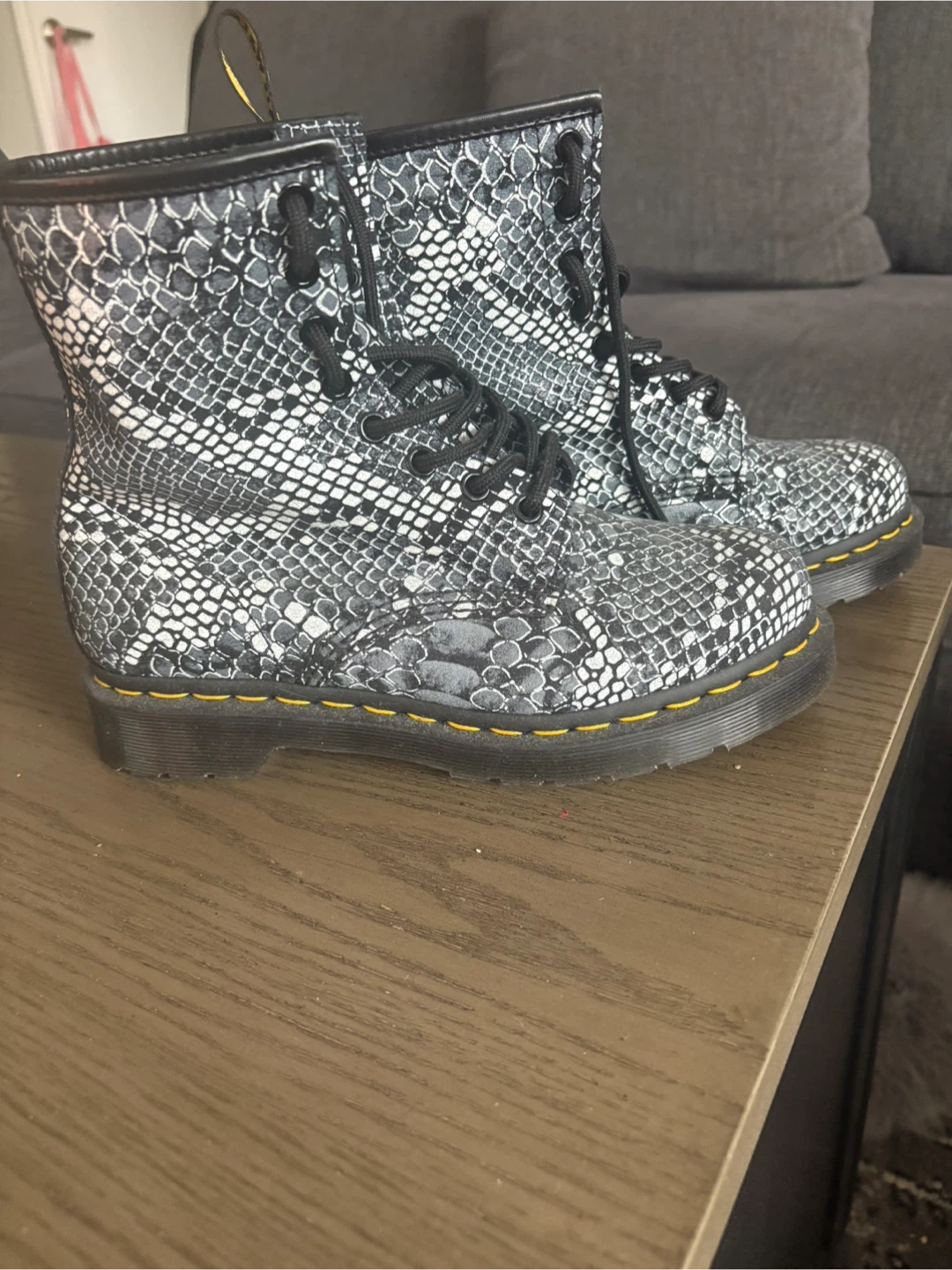 Dr. Martens 38 EU (7 US) Snakeskin Boots