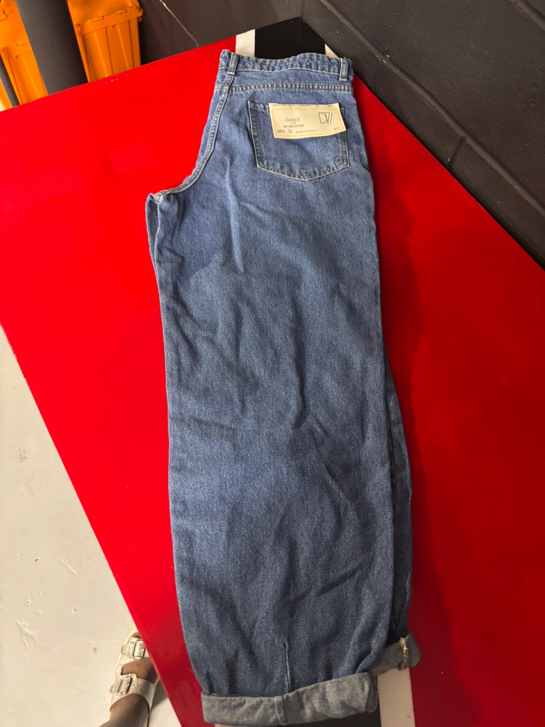 Don't Think Twice Grace Balloon Leg Jeans W14 L32