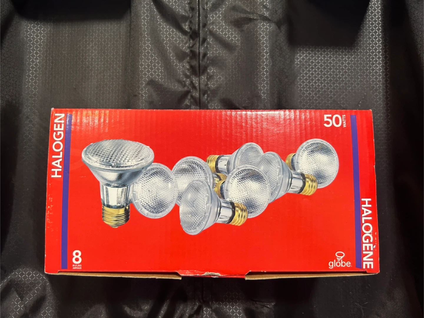 Brand-new Globe 50W Halogen Flood Lights - 8 Bulbs
