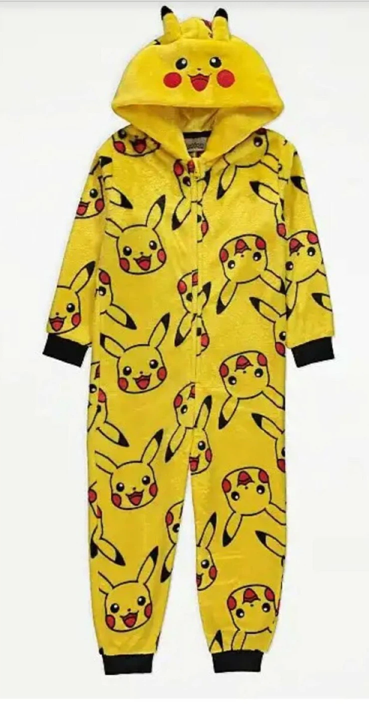 Pikachu Hooded Onesie, Yellow - photo 2