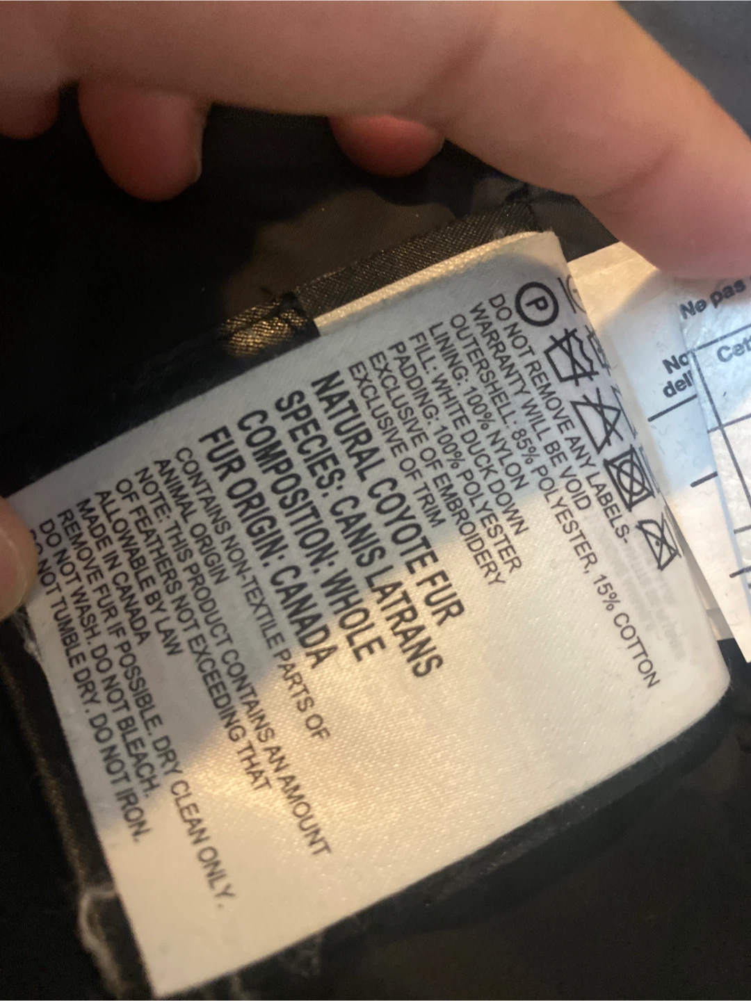 Canada Goose Down Parka - Black, XS - photo 3