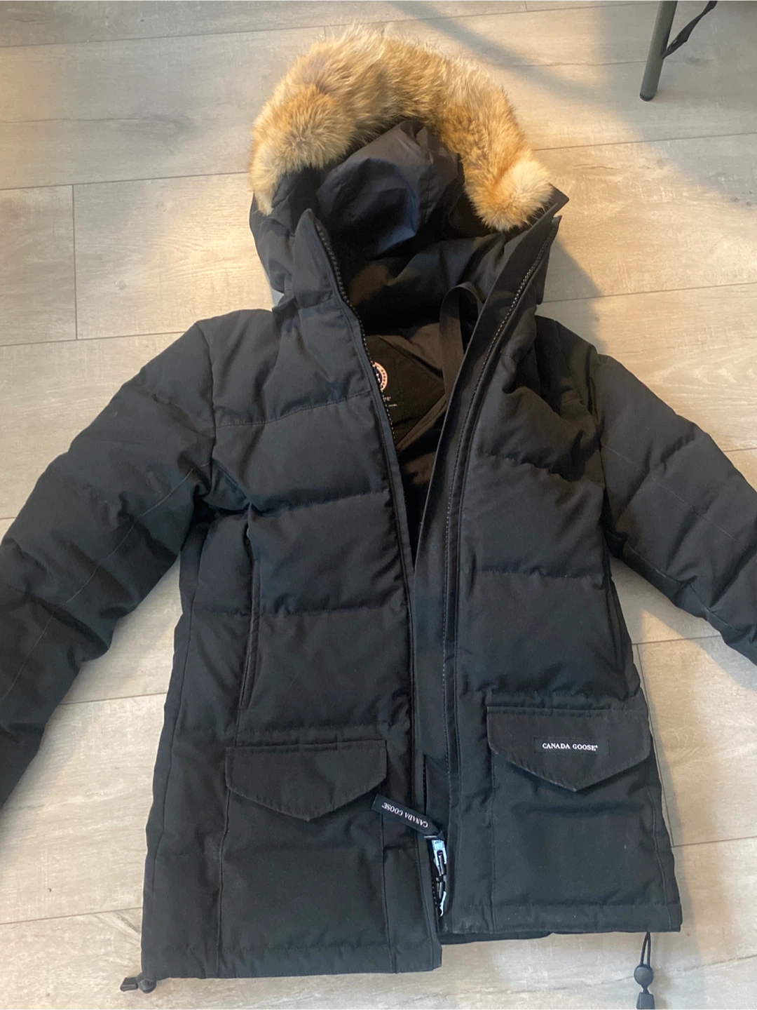 Canada Goose Down Parka - Black, XS