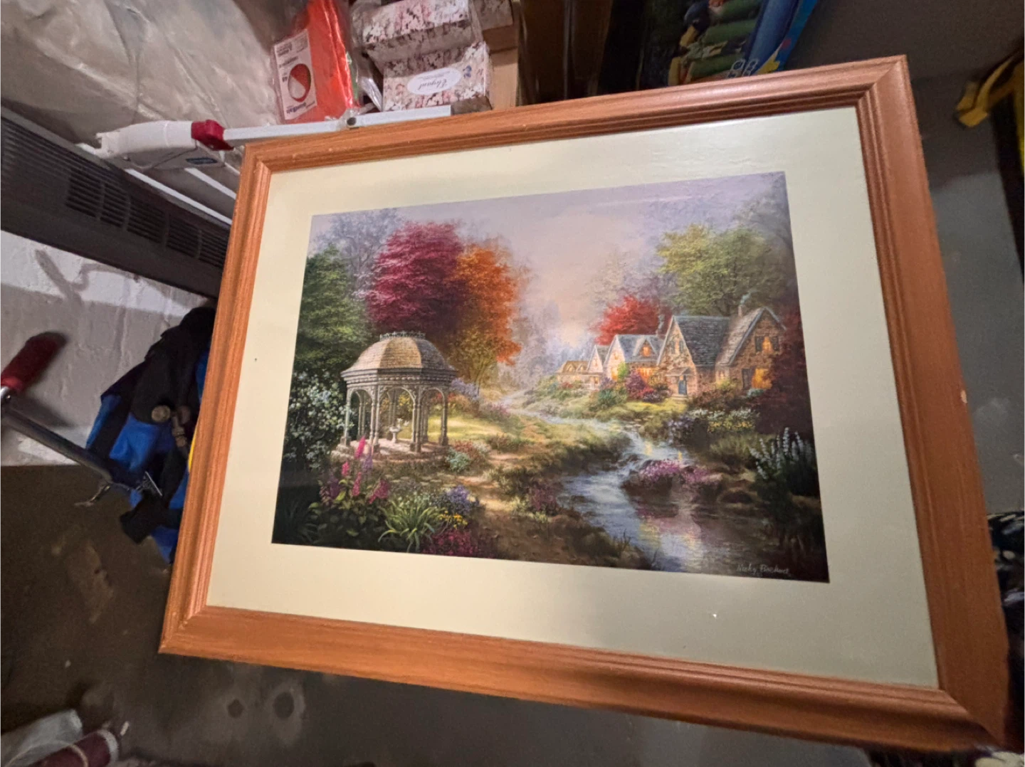 Framed Landscape Art Prints each $6 - photo 3