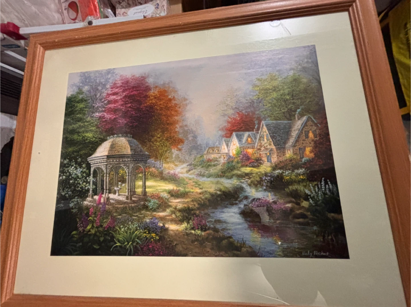 Framed Landscape Art Prints each $6 - photo 2