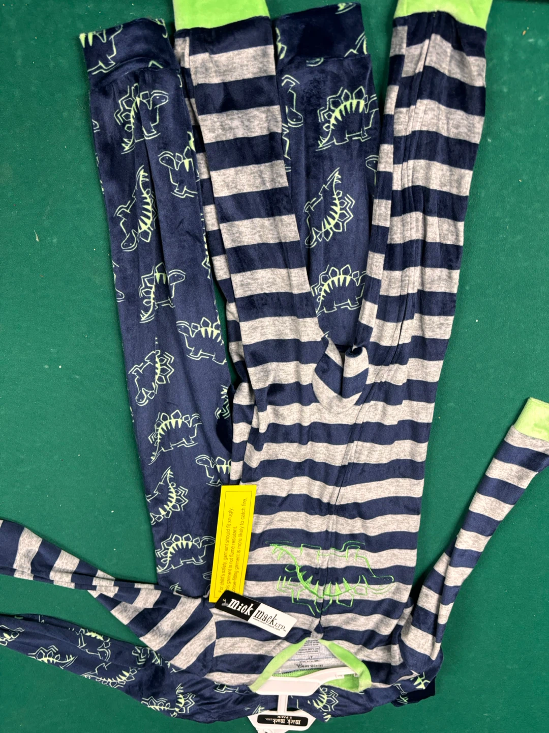 New set of 2 Mick Mack 4T Pajamas - Dinosaur Print - photo 2