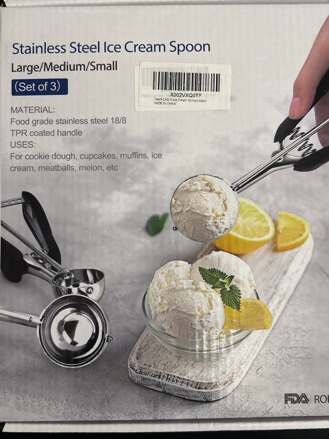 Brand-new Smyidel Ice Cream Scoop Set (3) - photo 3