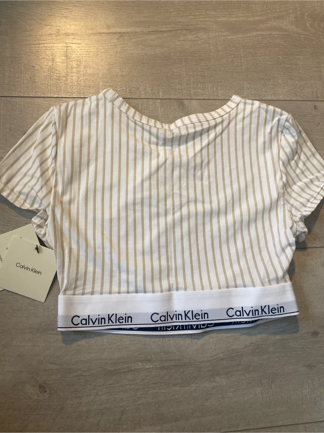 New Calvin Klein Striped Bralette
