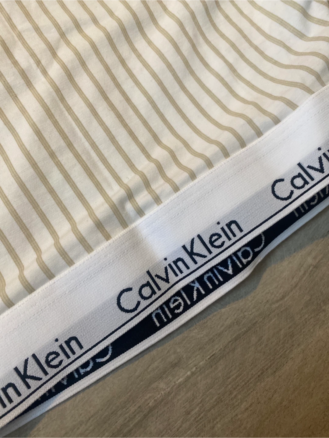New Calvin Klein Striped Bralette - photo 3